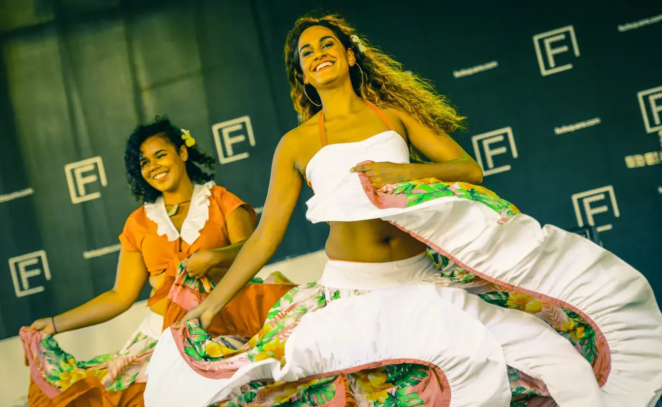 Mauritian Dancers at a Party Central event