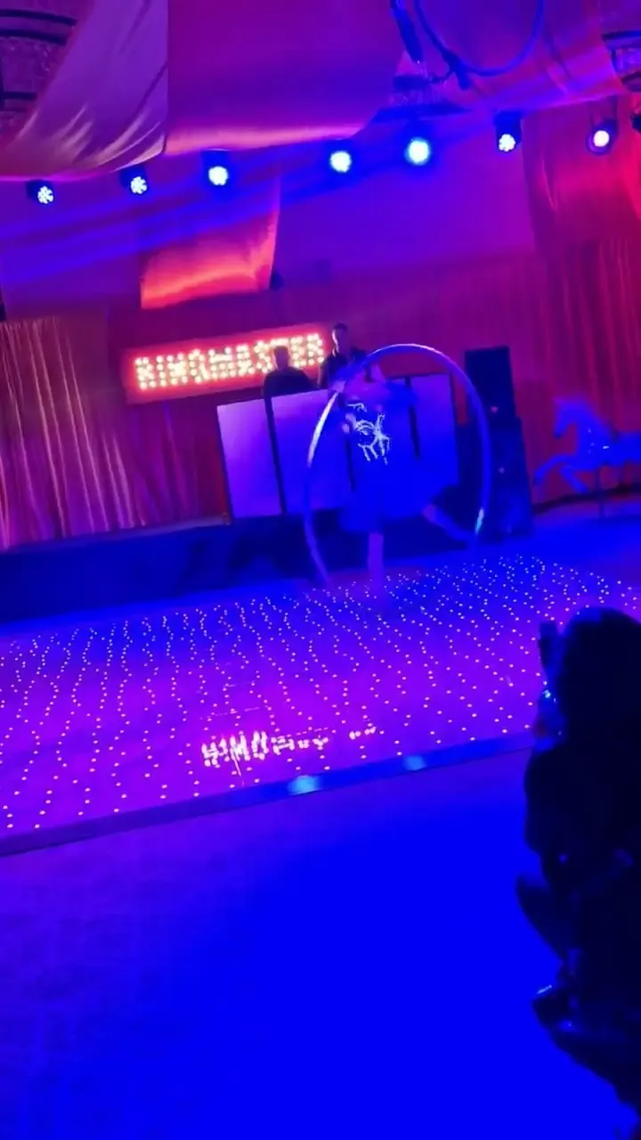 Circus acts: cyr wheel, the UK