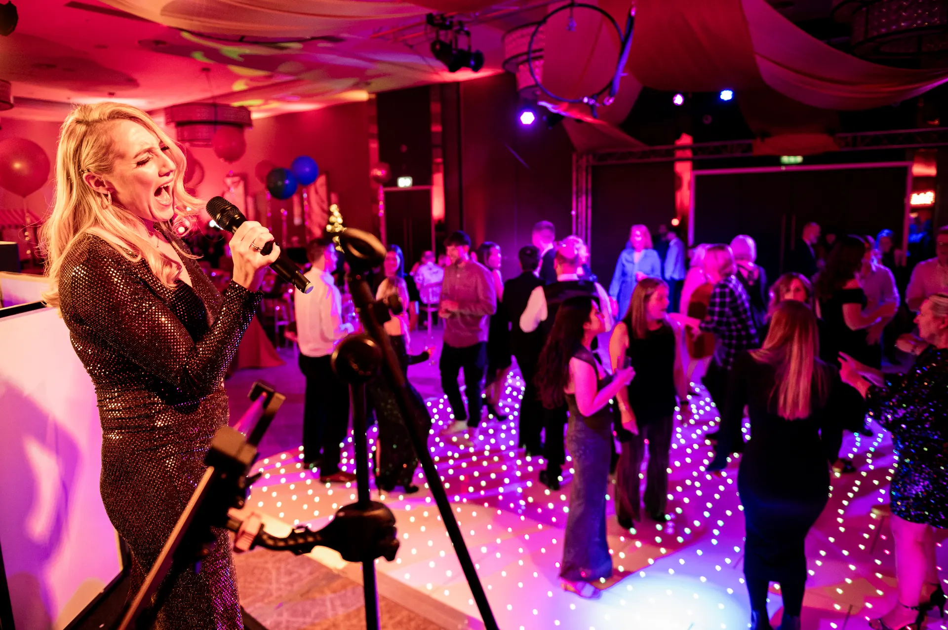 Singer: circus showman themed performers