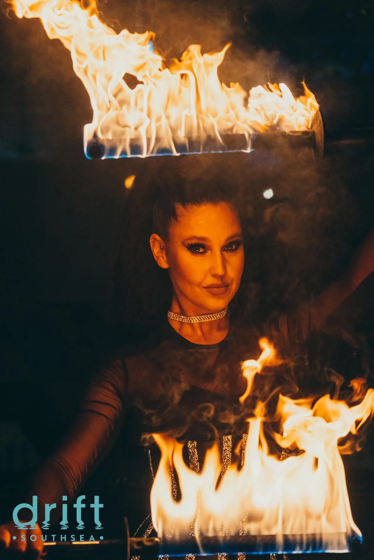 Fire swords minis: fire performers