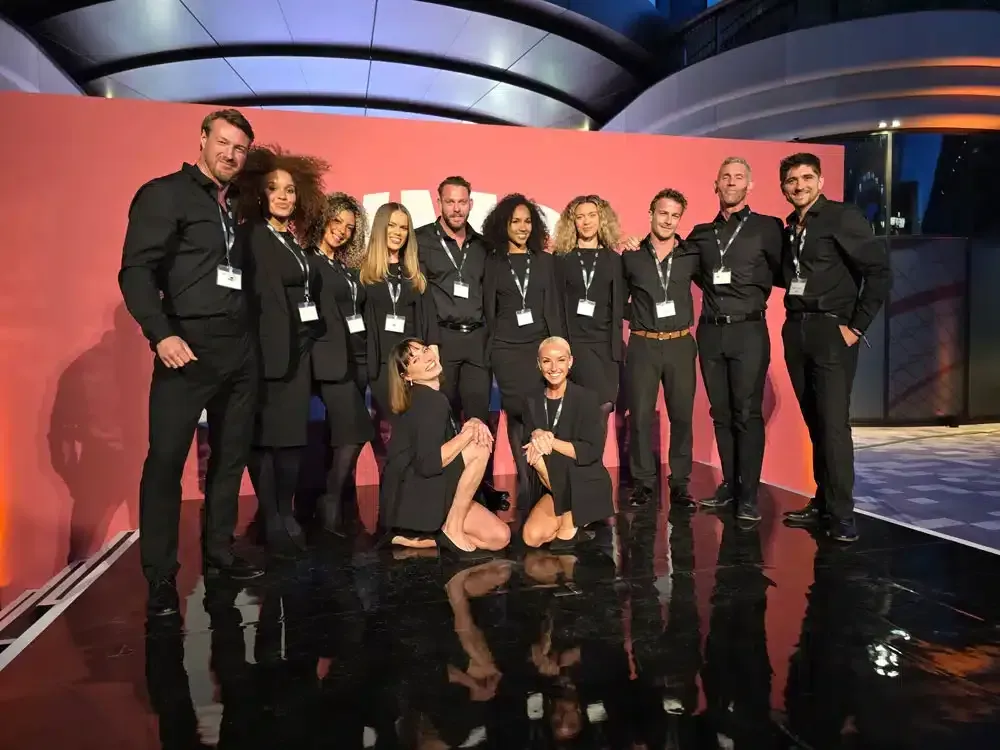 Brand ambassadors welcoming guests at a London venue launch